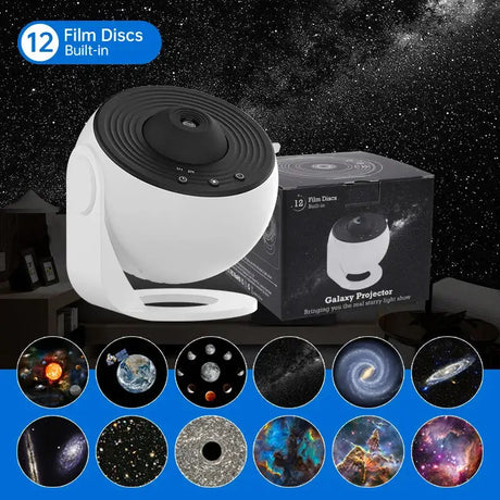 Night Light Galaxy Projector Starry Sky Projector 360 Rotate Planetarium Lamp For Kids Bedroom Valentines Day Gift Wedding Deco - Lootquake