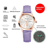 Women's Luminous Quartz Watch With Simple Waterproof Belt - Lootquake