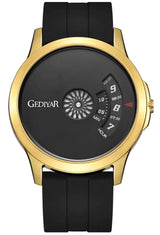 EAJOMIN Mens Watches Waterproof Cool Unique Watch Weird Funny Creative Design Fashion Quartz Analog Wrist Watches for Mens Gifts (G727 Gold) - Lootquake