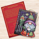 Boo Halloween Gnome Wooden Ornaments by Jamie Mills-Price Halloween Decor - 8611077-MP