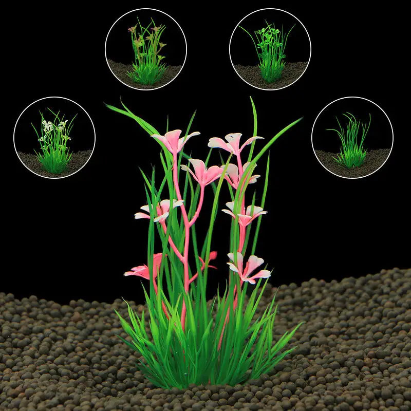 Fish Tank Decoration Simulation Water Plant Aquarium Landscaping Plastic - Lootquake