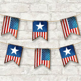 Conjunto de 15 bloques de pared con composición patriótica estadounidense - Decoración patriótica estadounidense - 852760-S15