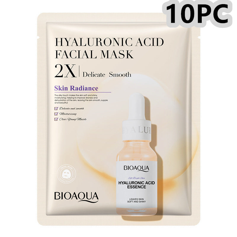 Collagen Face Mask Moisturizing Firming Face Sheet Mask Hyaluronic Acid Facial Masks Beauty Skin Care Gel Skin Care - Lootquake