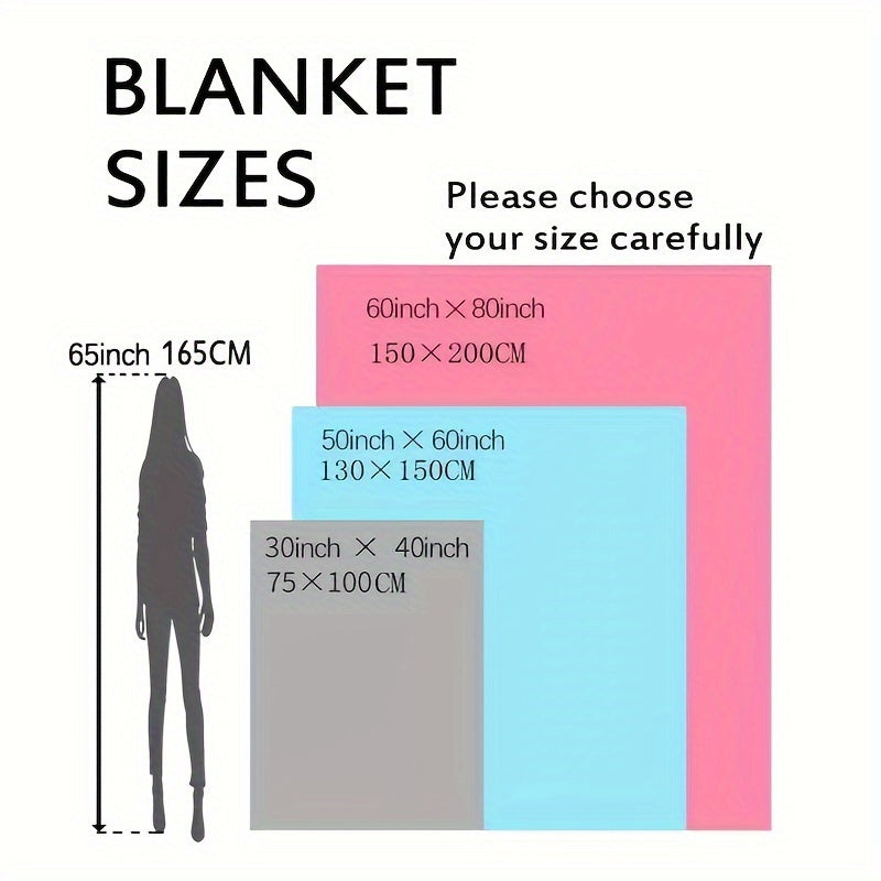 Manta de franela suave y versátil: regalo perfecto para tu hermano. Manta acogedora para la siesta en cualquier estación, ideal para sofá, cama, oficina y viajes. Color negro.