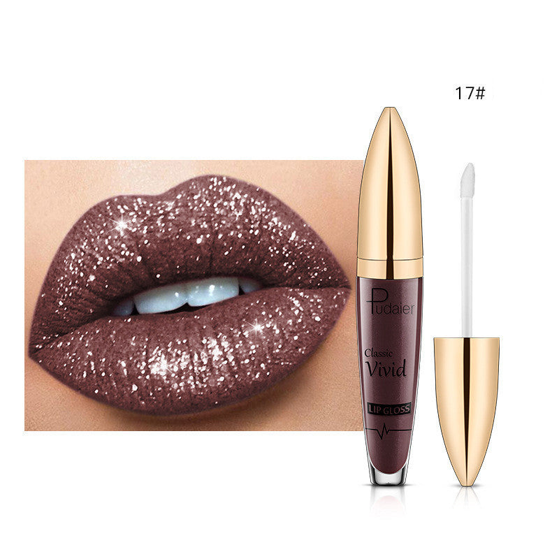 Pudaier Glitter Flip Matte Lip Gloss