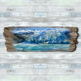 Majestic Glacier Wooden Wall Art by G. DeBrekht Coastal Decor - 8491105W