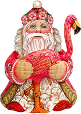 Flamingo Santa Tropical Door Decor by G. DeBrekht - Christmas Santa Snowman Decor - 8117835H