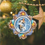 Swan Ballet Sculpted Hand-Painted Christmas Ornament by G. DeBrekht - Love Family Kids Decor - 6102531