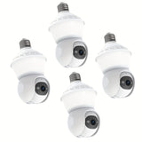 4MP Light Bulb Security Camera | 5G2.4G HD Camera | Wireless | 360-degree Night Vision, AI Body Detection, Two-way Calls, Continuous Recording