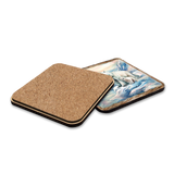 Polar Bear Wooden Cork Placemat and Coasters Gift Set of 7 by Nature Wonders Nature Wildlife Decor  - 85404C-S7