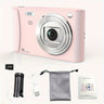 1080P HD Digital Camera 8x Digital Zoom Camera For Vlog 2.4 Inch LCD Rechargeable Camera Photography Camera For Teenagers And Beginners With 32GB TF Card Support Photo, Video And Webcam Thanksgiving And New Year Gift