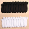 20 paires de chaussettes unies à imprimé, chaussettes basses douces et légères, bas et collants pour femmes