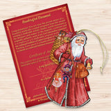 Adornos navideños de madera de San Nicolás de G. DeBrekht - Decoración navideña de Papá Noel y muñeco de nieve - 8124120