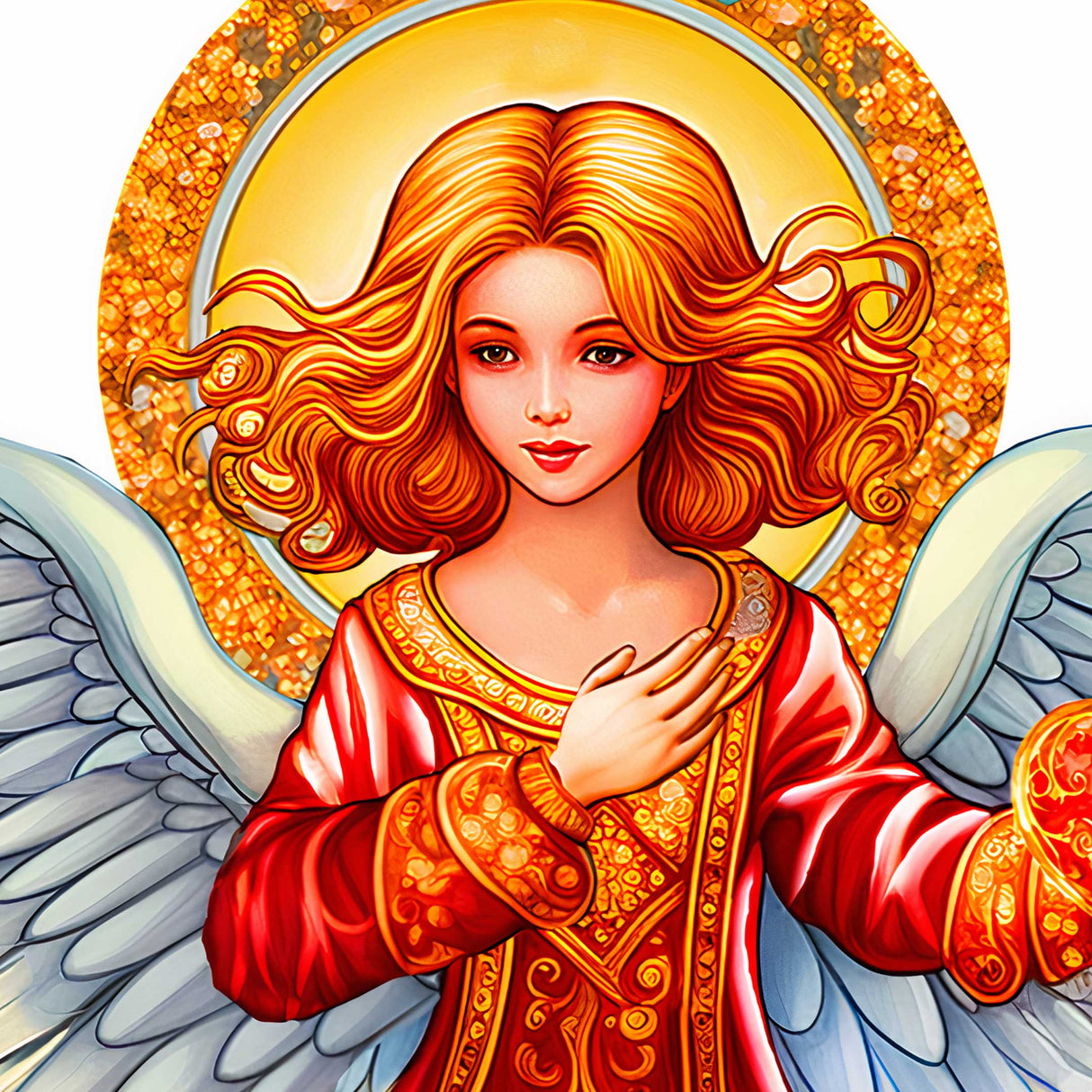 Angel with Love Holiday Door Decor by G. Debrekht - Nativity Holiday Decor - 8652816H