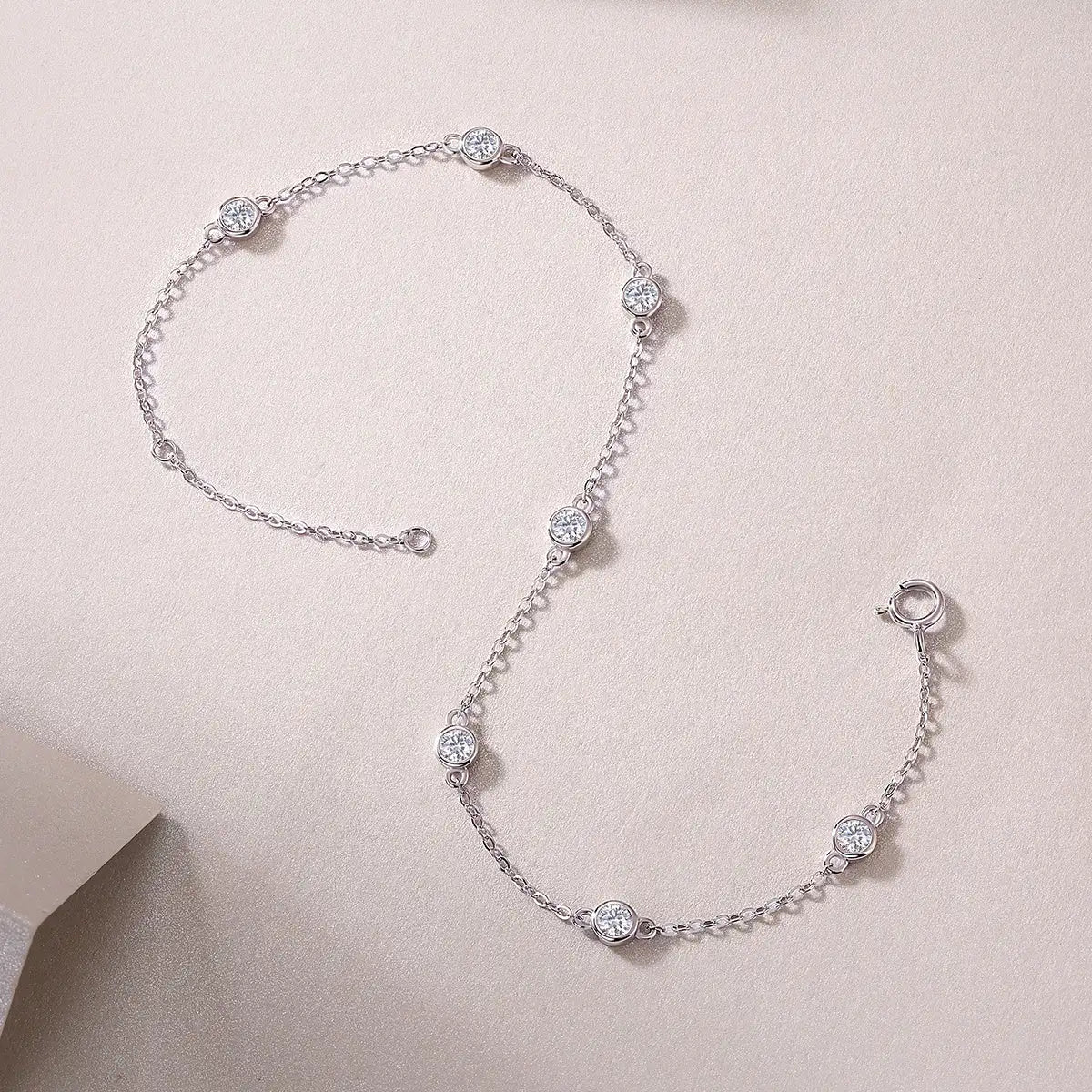 Smart Bubble Luxury Fashion Mossan Diamond S925 Silver Bracelet Comparable To Natural Diamonds - Lootquake