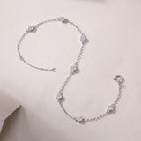 Smart Bubble Luxury Fashion Mossan Diamond S925 Silver Bracelet Comparable To Natural Diamonds - Lootquake