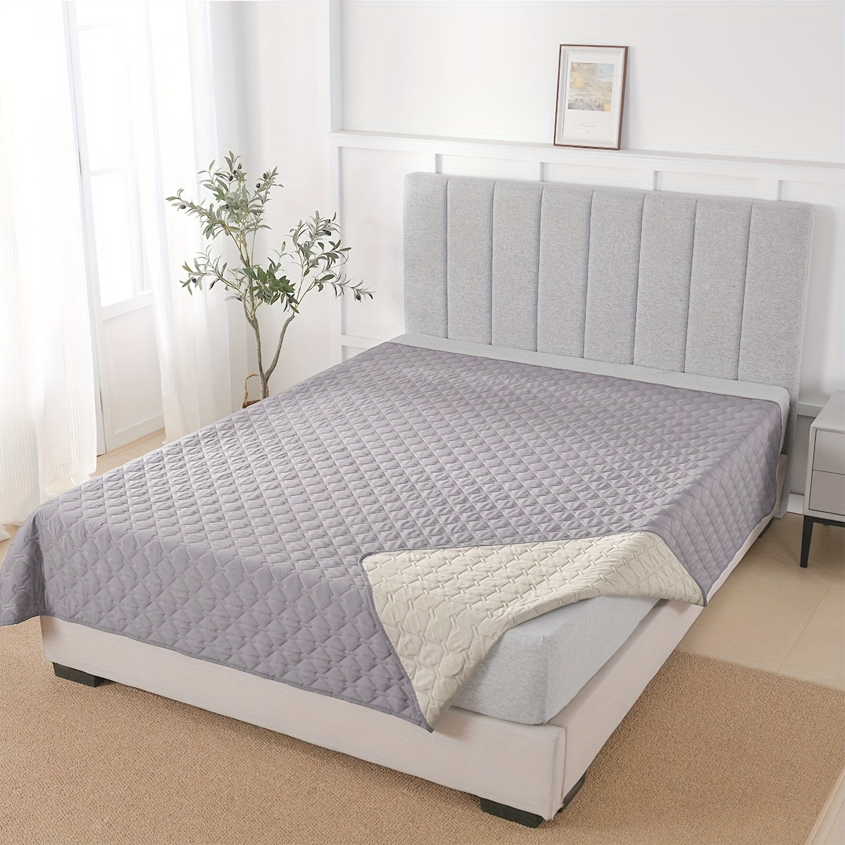 [Protector impermeable para cama de perro] Funda impermeable de doble cara para cama de perro, manta para mascotas, sofá, protector de muebles para perros