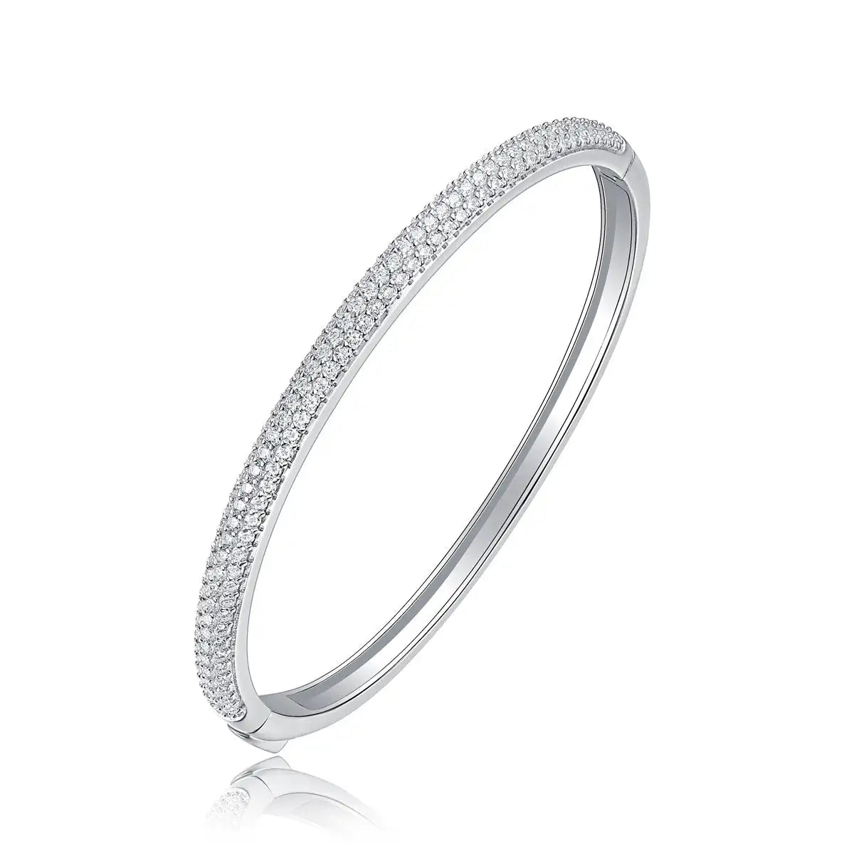 Monologue Luxury Fashion Set Mosan Diamond S925 Silver Bracelet - Lootquake