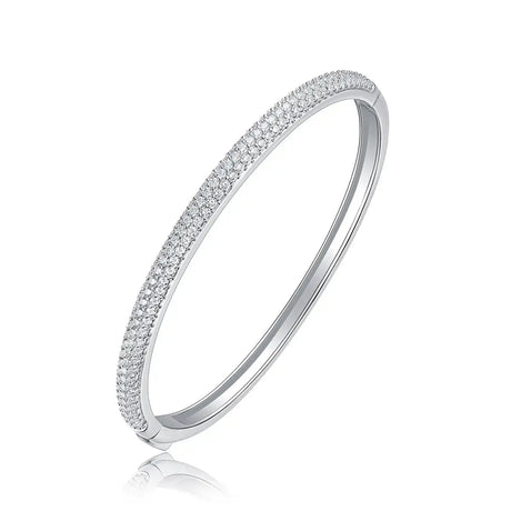 Monologue Luxury Fashion Set Mosan Diamond S925 Silver Bracelet - Lootquake