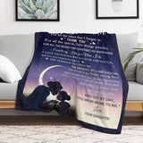 Cozy Blanket Gift - Soft, Funny, and Heartwarming Birthday Present for Mom, Daughter's Thoughtful Mother's Day, Christmas, and Birthday Gift Idea for Mothers