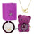 Engraved Double Heart Necklace Simple Rose Gift Set - Lootquake