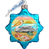 Fun at The Beach Mercury Glass Ornaments Set of 3 by G. DeBrekht - Coastal Holiday Decor - 770135S3