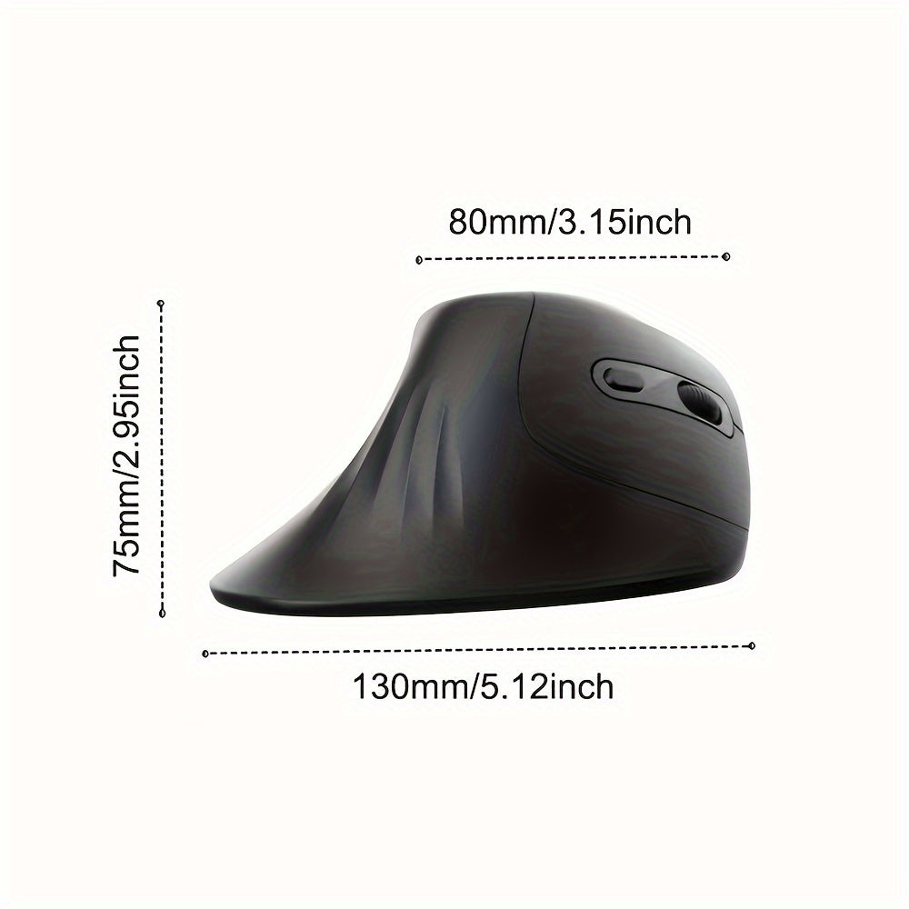 Ergonomic 2.4G Wireless Mouse, Right-Handed Optical Gaming Mouse, Battery Powered, Plastic, Crystal Embellishment, Compatible with Windows XP, Non-Wireless, for PC, Laptop, Home Office