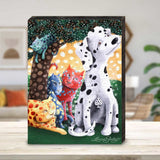 Arte mural de madera "El mundo que tejemos" de Laura Seeley - Decoración para perros y gatos - 8511119B