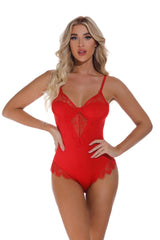 Sexy Lingerie Lace Sheer Lingerie Open Back Bodysuit Lingerie - Lootquake
