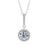 S925 Sterling Silver Moissanite Round Bag Three-piece Female Ring Necklace - Lootquake