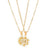 Sun And Moon Couple Projection Necklace Magnetic Pendant Clavicle Chain - Lootquake