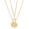 Sun And Moon Couple Projection Necklace Magnetic Pendant Clavicle Chain - Lootquake