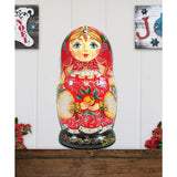 Nesting Doll Matreshka Holiday Door Decor by G. DeBrekht - Christmas Decor - 8115010H