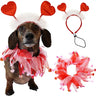 2025 Pets Valentine's Day Decoration Pet Scar Valentine's Day Hairband Dog Party Decoration Prop Dog Accessories Pet Products - Lootquake