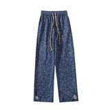 Straight Loose Pu Shuai Casual Long Pants - Lootquake