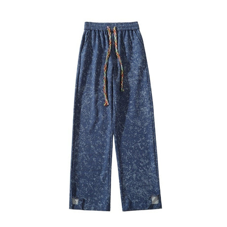Straight Loose Pu Shuai Casual Long Pants - Lootquake