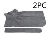 Absorbent Pet Bathrobe With Waist-wrapped Microfiber - Lootquake