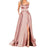 Solid Color Long Slimming And Shoulder Hollow Girlfriends Fashion Bridesmaid Party Dress - Lootquake