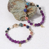 Natural Stone Hemp Stone Cut Surface Eight Planets Personalized Fashionable All-match - Lootquake
