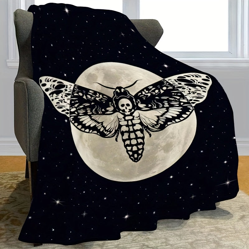 Couverture thème Halloween, couverture cadeau polyvalente, couverture en flanelle ultra douce avec impression haute définition, couverture climatisée, couverture pour la pause déjeuner