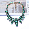 Luxurious Exaggerating Geometric Big Gem Necklace - Lootquake