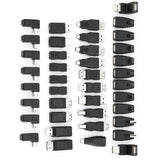 Pack of 40 Multiple USB2.0 Adapters Angled Mini Micro Type B Male Female Converters Connectors - Lootquake