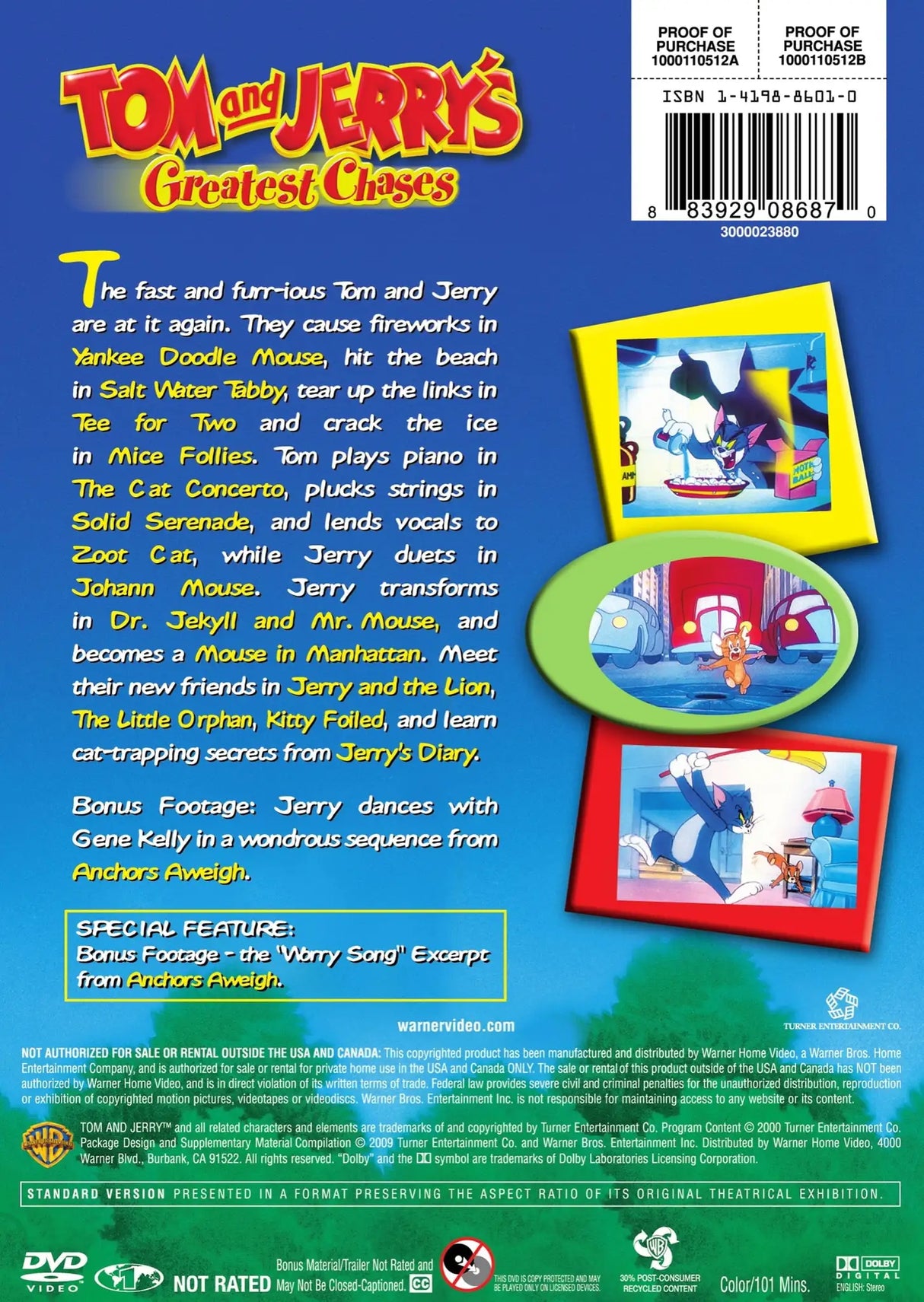 Tom & Jerry's Greatest Chases [DVD] - Lootquake