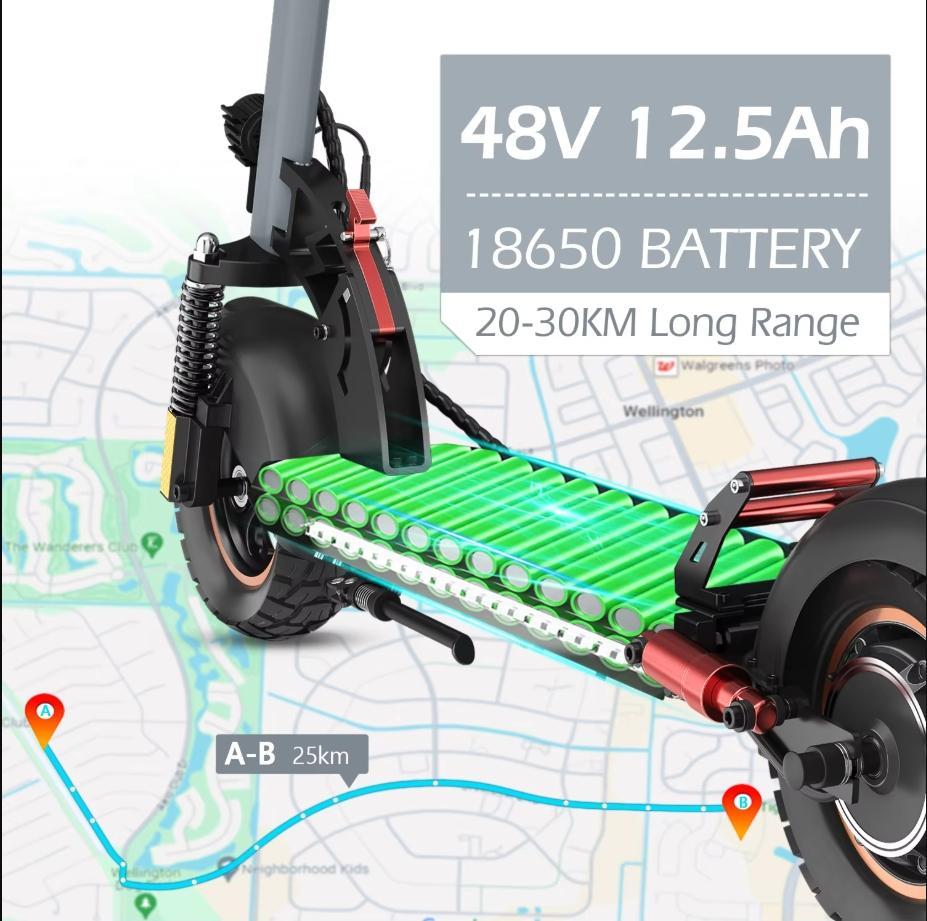 Patinete eléctrico de viaje compartido plegable Oakda A1 de dos ruedas (UE/EE. UU.)