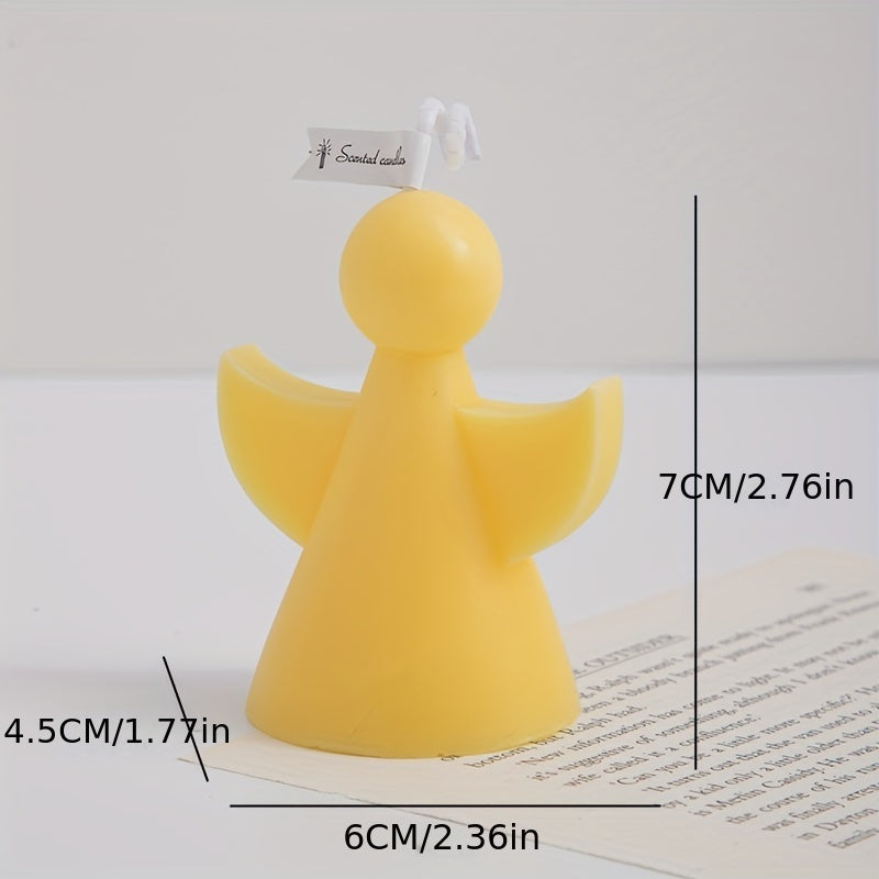 Coffret de 7 bougies parfumées Angel - Cadeau de Noël idéal, décoration d'intérieur élégante avec rubans décoratifs