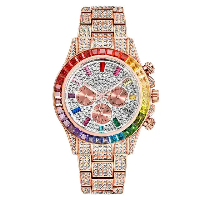 Diamond Calendar Watches - Lootquake