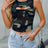 Ladies' Camouflage Chest Hollow Out Fashionable Slimming Camisole Vest - Lootquake