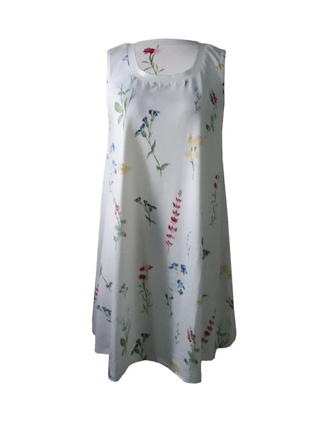 Ladies' Square Collar Printed A-list Fashionable Dress - Lootquake