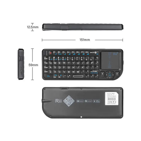Mini Wireless Keyboard with Backlight Laser Pointer Multimedia for TV Computer - Lootquake