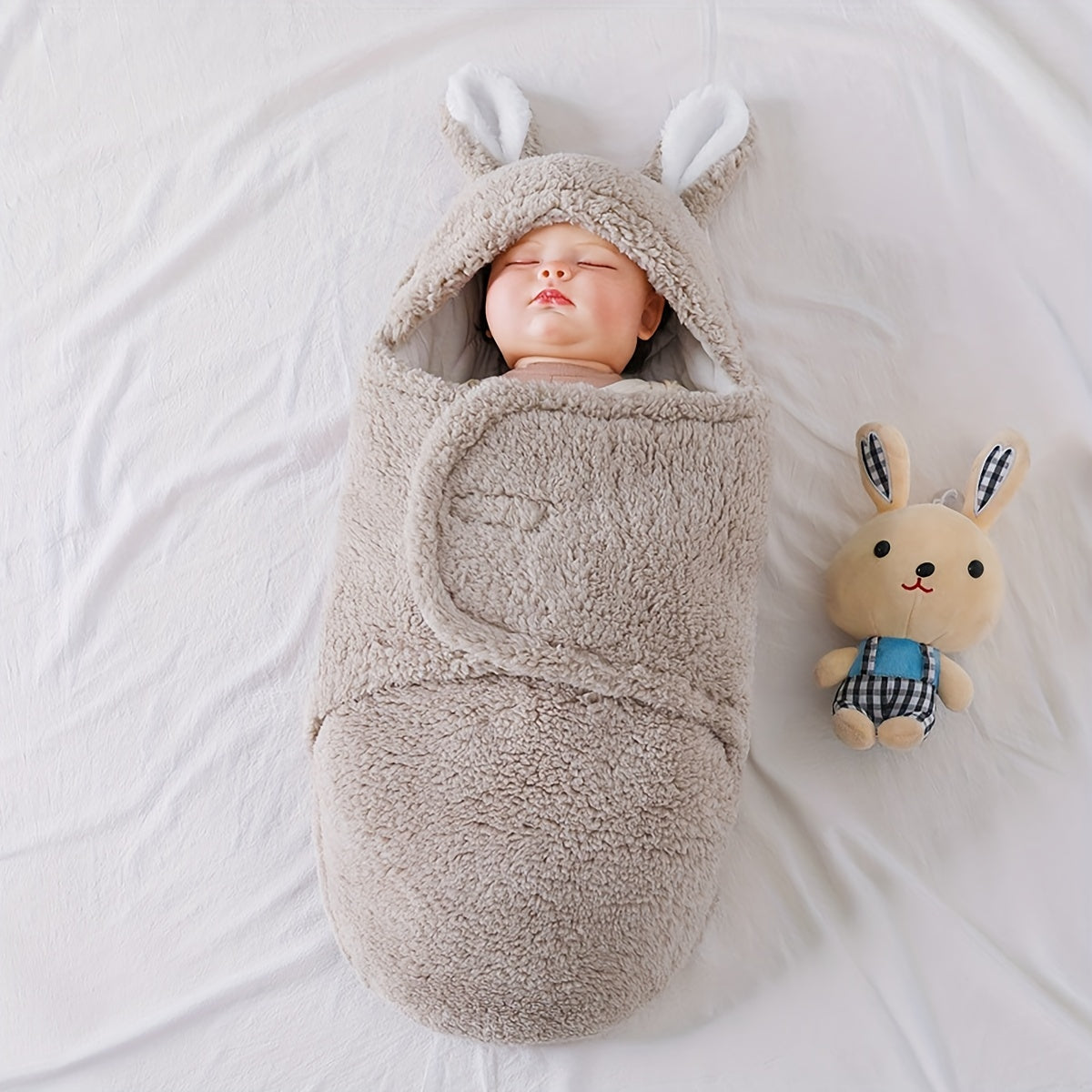 Gigoteuse luxueuse et douce pour bébé - Couverture douillette et chaleureuse pour les 0 à 6 mois - Gigoteuse sécurisée pour filles et garçons - Cadeau unisexe idéal pour Noël, Halloween et Thanksgiving